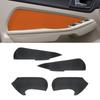 4pcs Microfiber Leather Door Panel Cover For Ford Focus 2009 2010 2011 2012 2013 2014 Car Interior Door Armrest Cover Trim