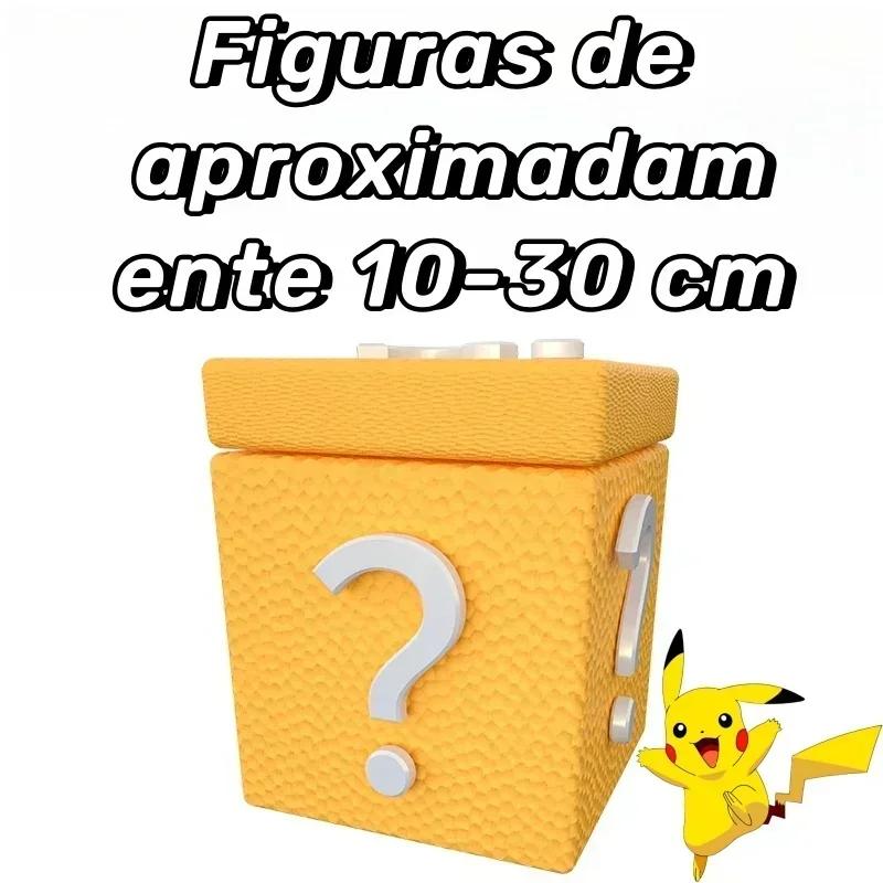 Schöne Pokemon Anime Figur Mystery Box Zufällig 10 Stück 30cm Große Größe Pikachu Glurak Gengar Relaxo Mewtu Sammlerstück Actionfigur
