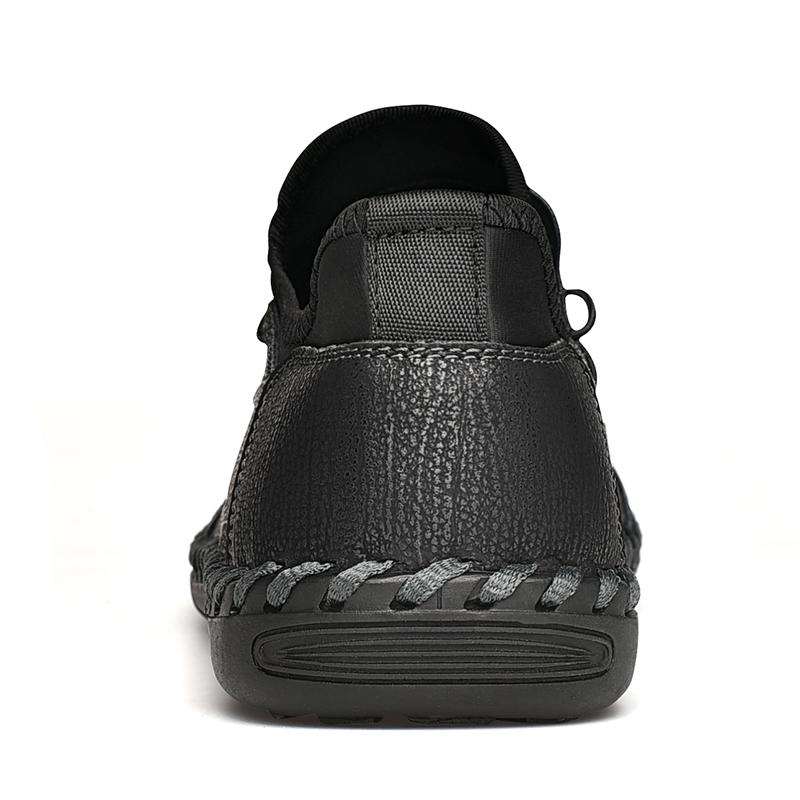 Classic Handmade Casual Leather Shoes Men Loafers Comfortable Moccasins Men Flats Shoes Genuine Leather Men Shoes