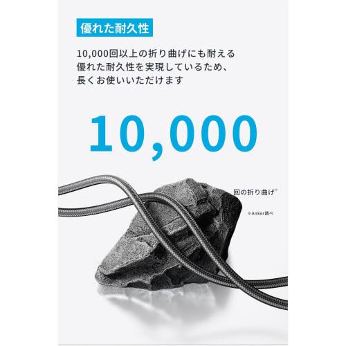 Anker USB-C & USB-C Cable (L-shaped, 240W, Heavy Duty Nylon) 1.8m USB PD Compatible MacBook Pro 16 Inch iPhone 16 / 15 iPad Pro iPad Air 5 Galaxy S24