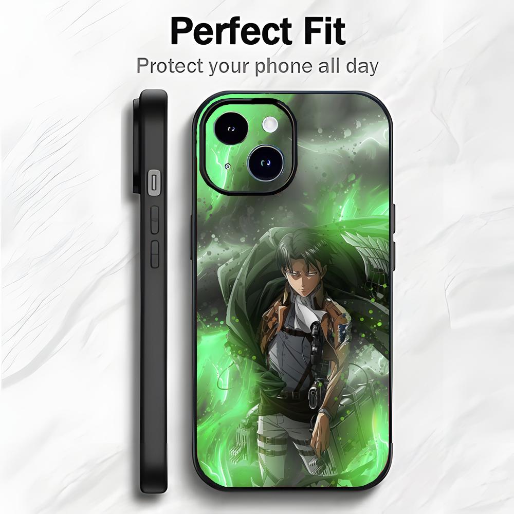 Dark Japanese Anime A-Attack On Titan Phone Case Phone Case Soft Packaging Lightweight For iPhone17 16 15 14 13ProMax