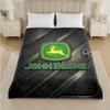 John Deere Print Flanelldecke Gemütliche Leichte Plüschdecke für Bett Sofa Haushalt