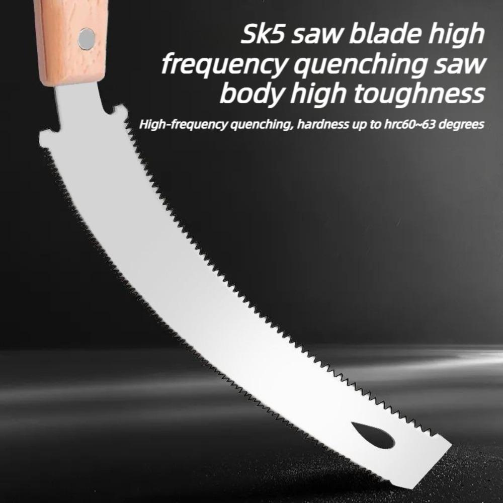Japanese Style Hand Saw Single/Double Sided Fine Tooth Wood Saw SK5 Steel Flexible Hand Saw Garden Hand Tool for Woodworking