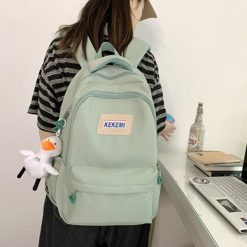 Stylish High School Students Double Shoulder Bag Large Capacity Book Bag Wholesale