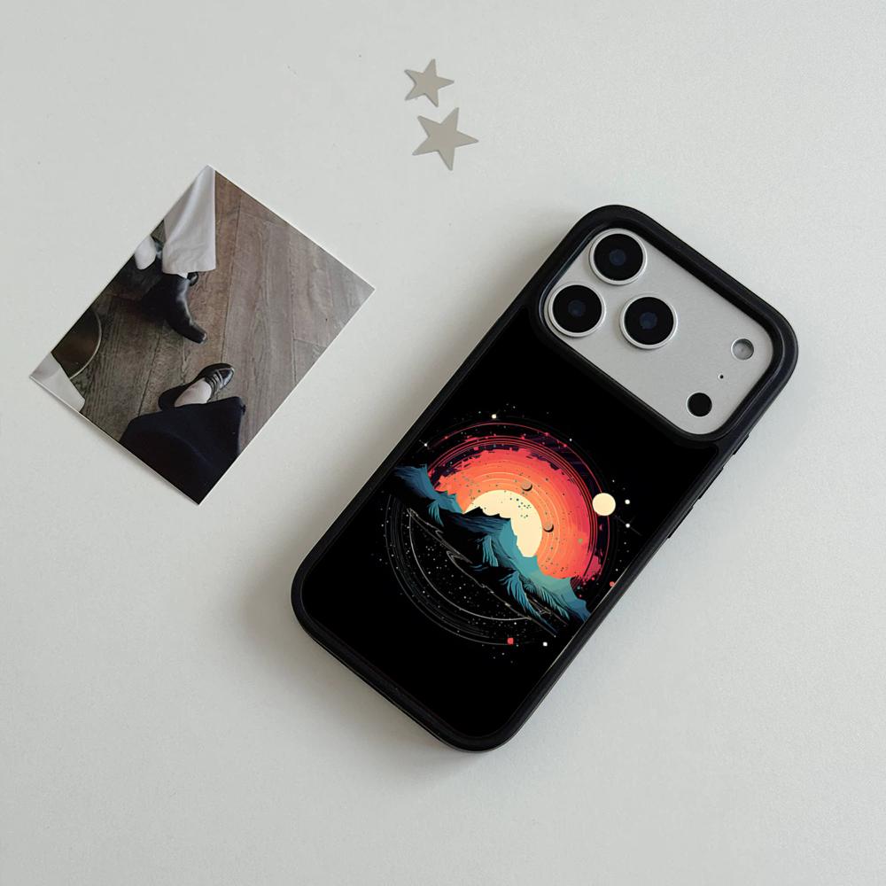Nature Outdoor Camping Phone Case For IPhone 17 Air 16 15 14 Plus 13 12 11 Pro Max Dual Tone Hard PC Fashion Protective Cover