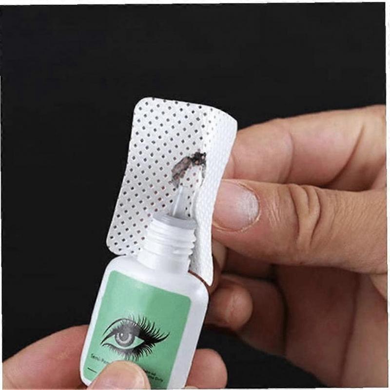 200pcs Lint Free Cotton Pads Eyelash Remover Wipe Pads Cleaner Pads for Extension Cleaning Cotton Pads