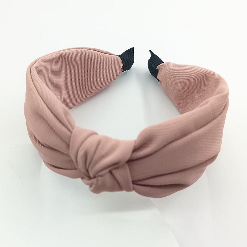 Minimalistische Damen Stirnbänder Einfarbiges Köpergewebe Geknotete Haarbänder für Damen Mädchen Lässig Einkaufen Reisen Kopfschmuck Accessoires