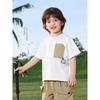 Right European Boys' Pure Cotton Short-Sleeved T-Shirt Kidsren's Antibacterial Summer Clothing 2026 New Summer Kidsren's Clothing Baby Casual Tops