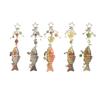 Flexible Multi Jointed Fish Keychain Realistic Swimming Effect Design Resin Accessory For Fishing Enthusiasts Travel