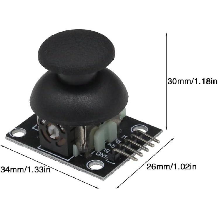 6PCS Game Joystick Control Stick Sensor KY-023 Dual-Axis Button Joystick for PS2 Arduino