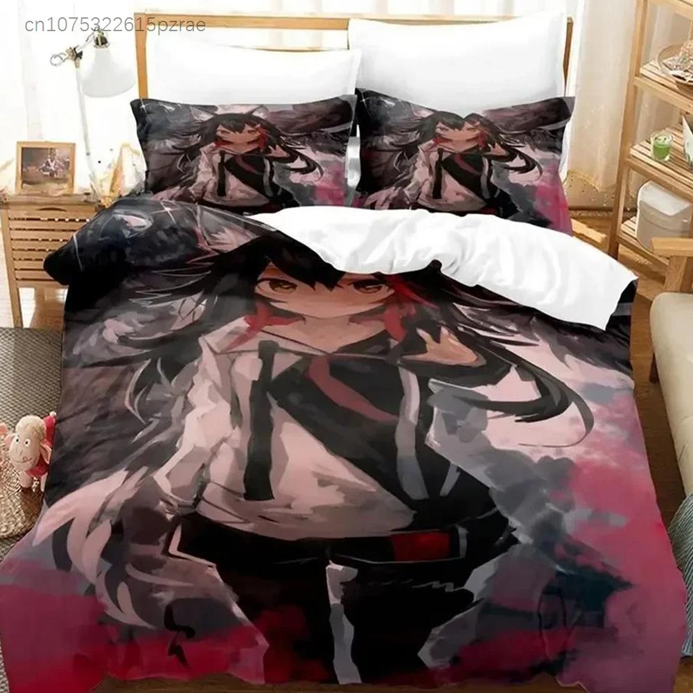3D Print Anime Kawaii Girls Ōokami Mio Bedding Set Bedroom Soft Modern Bedspreads Comefortable Duvet Cover Quilt Pillowcase