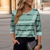 Blouse For Women Dressy 3/4 Long Sleeve Shirts Business Casual Outfit Tops