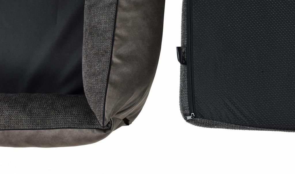 Rocky Orthopedic Graphite Dog Bed - 97cm x 86cm