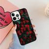 Red Rose Phone Case For iPhone 17 Air 15 16 11 12 13 14 Pro Max Cover For iPhone 17 Air Max Plus Coque Fundas Shell