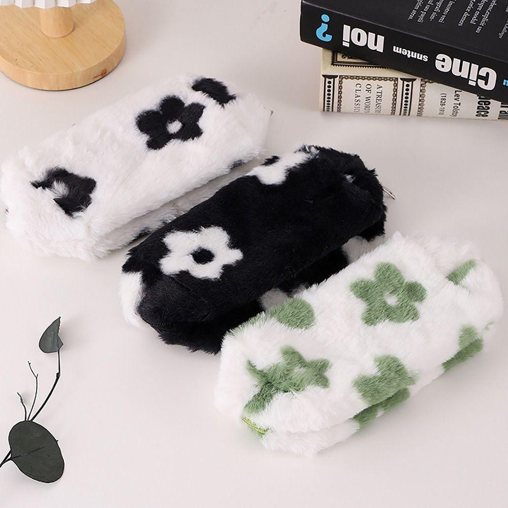 

Многофункциональная сумка для ручек, сумка для хранения канцелярских принадлежностей с цветами, портативный пенал, студенческий подарок