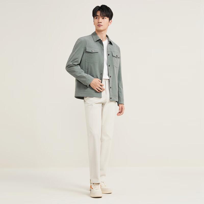 Septwolves Men's Printed Workwear Lapel Jacket