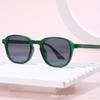 Retro Round Frame Sunglasses For Women'S Advanced Sense Ins Small Frame Anti-Ultraviolet Sunglasses For Men