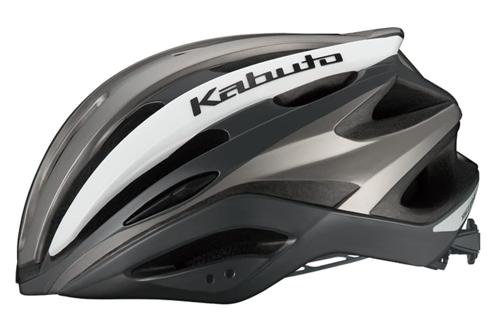 KABUTO Matte Silver Bicycle Sizes JCF Certified REZZA-2 G-1 Helmet, M/L (Head Circumference 57-60cm),