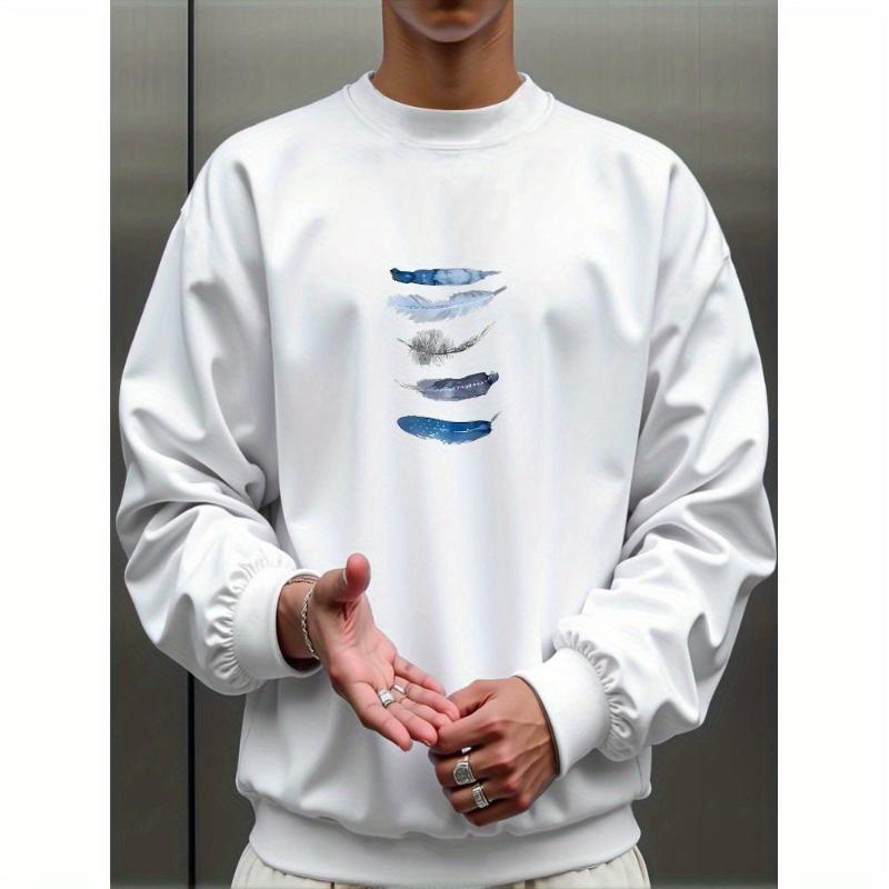

Crew Neck Sweatshirt, Streamlined & Anti-Wrinkle, Perfect for Office Casual & Dinner Dates XXL чёрный