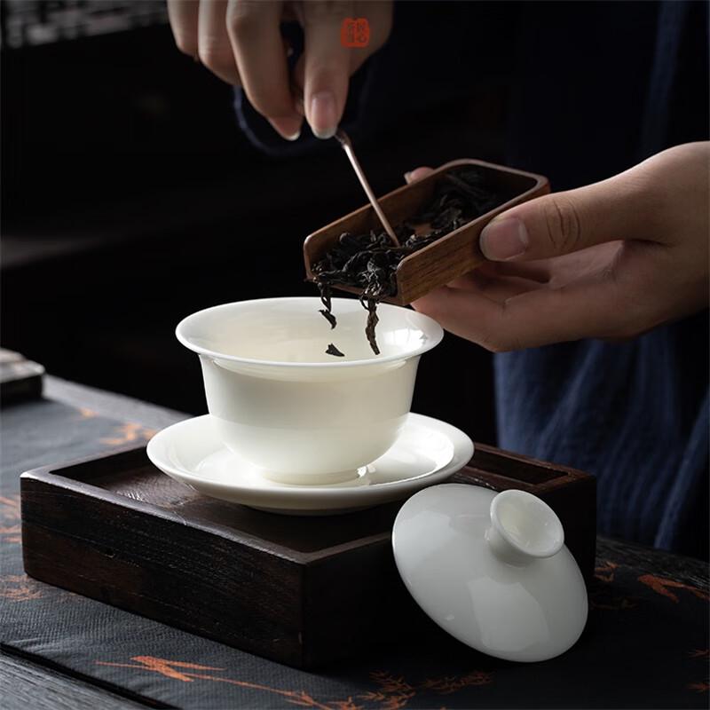 Simeitang Jingdezhen Thin-Bodied Ceramic Gaiwan