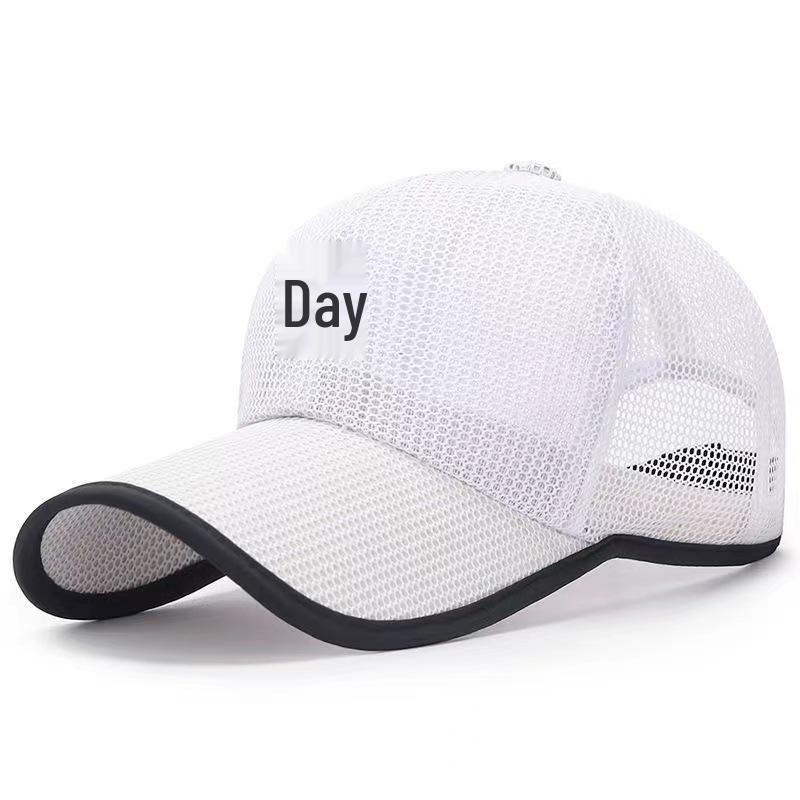 Summer Breathable Duckbill Cap: Sun Hat with Wide Brim, Neck Protection, and Versatile for Outdoor Cycling.