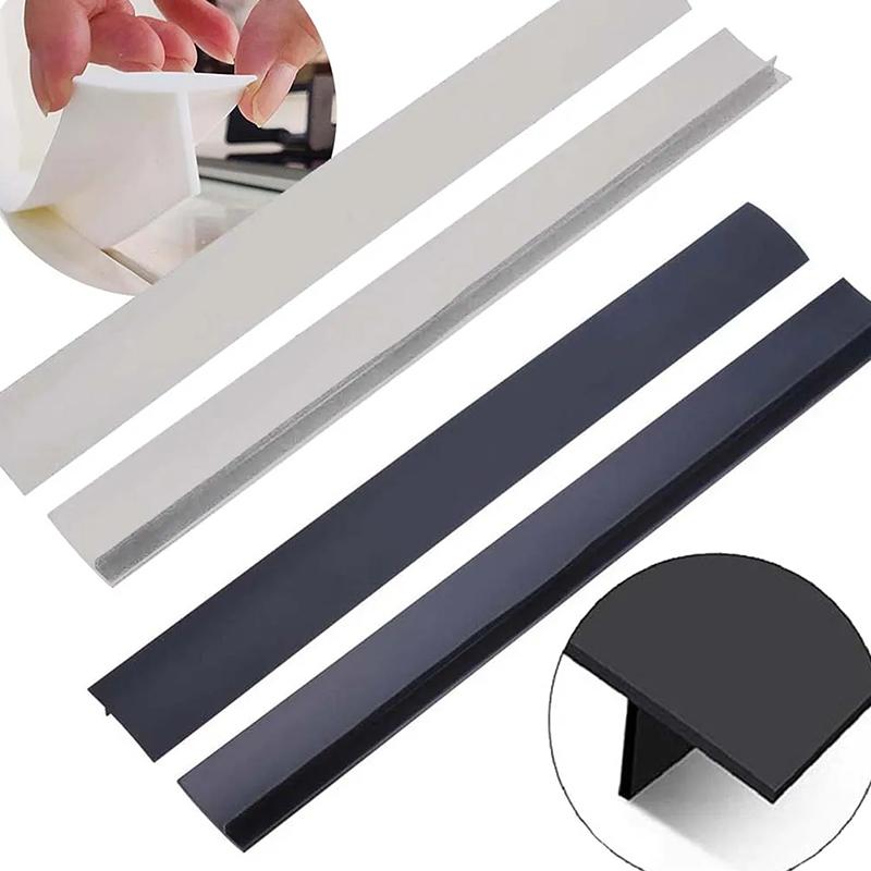 2 Σετ Καλύμματα Κενού Κουζίνας, Σιλικονούχο Γέμισμα Κενού Πάγκου Για Κουζίνα Για Κενό 4-25 Χιλ., Σφράγιση Διαρροών Μεταξύ Συσκευών Πάγκου Επίπλων