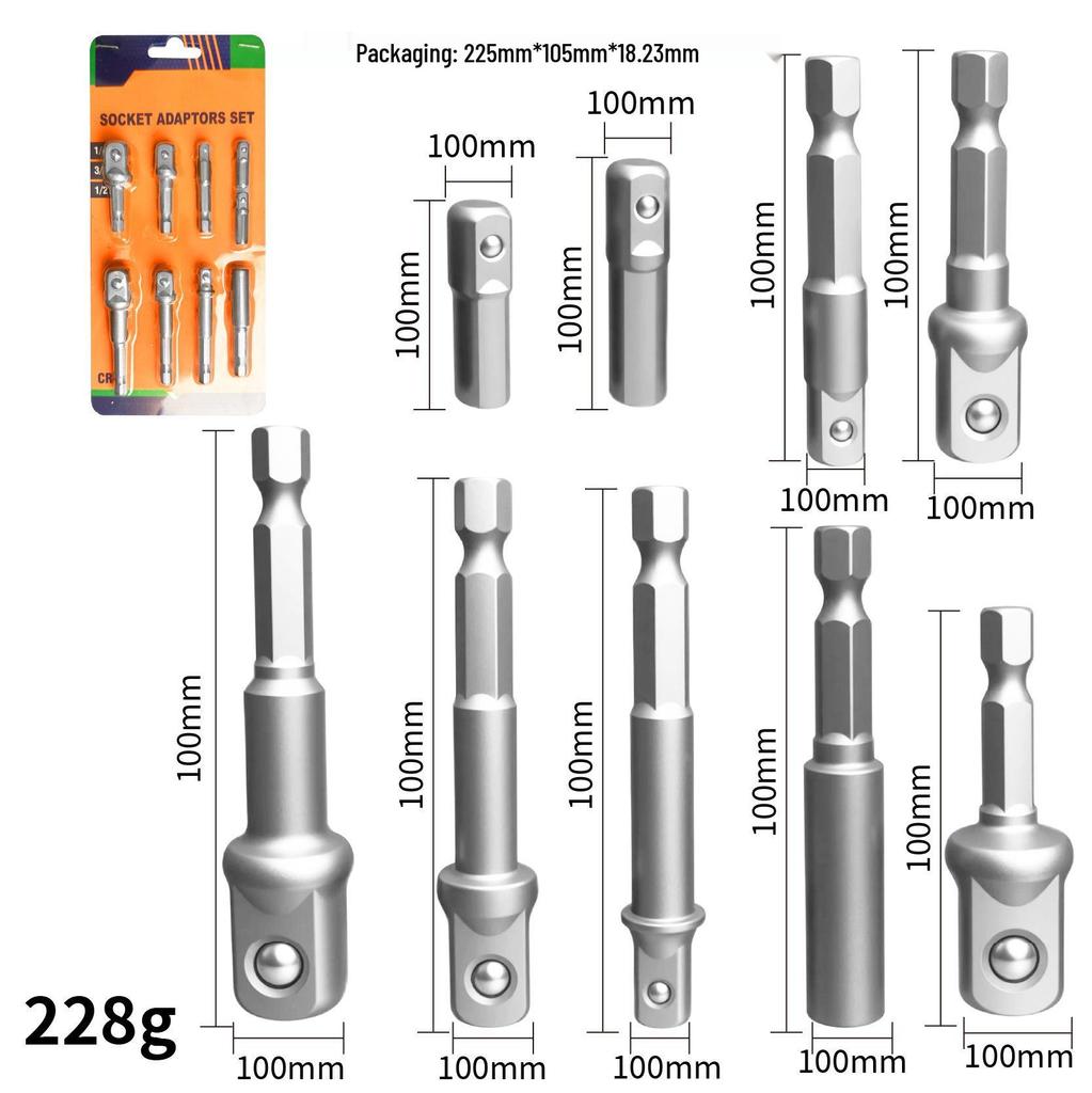 Kompakte, selbstverriegelnde Schraubendreher-Bit-Verlängerungsstange mit Doppelfunktion