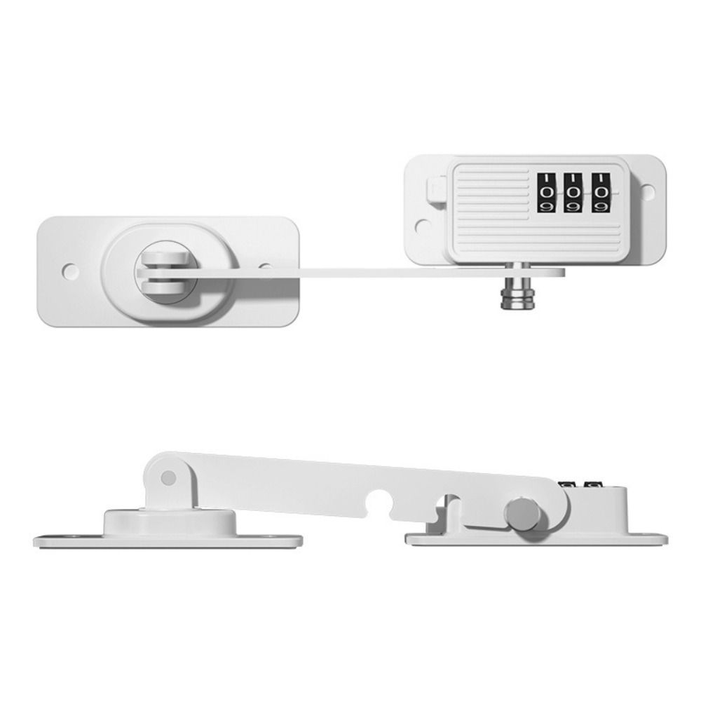 ABS Baby Safety Lock Strong Fixation No Drilling Installation Digital Password Lock Anti-pinch Design Coded Lock System