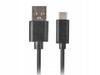 Kabel USB 2.0 Lanberg Type-C(M) - AM 1,8m Czarny QC 3.0