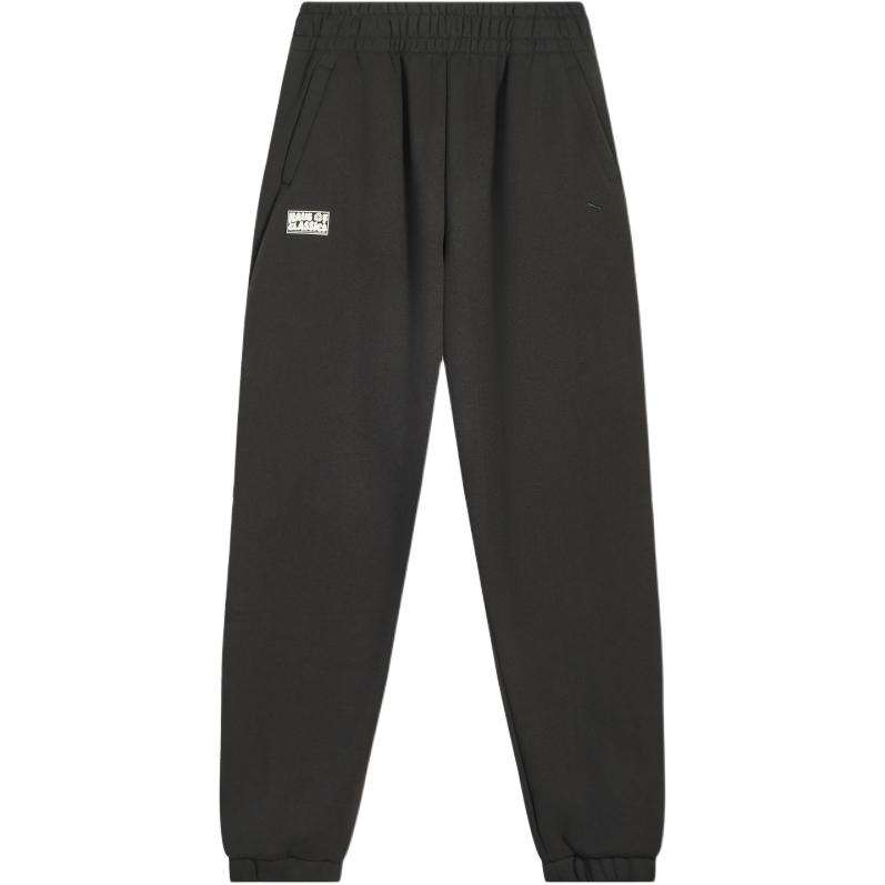 

Puma Classics FW25 Fleece Knit Loose Fit Cuffed Warm Casual Pants Women bottoms 633527-01 S