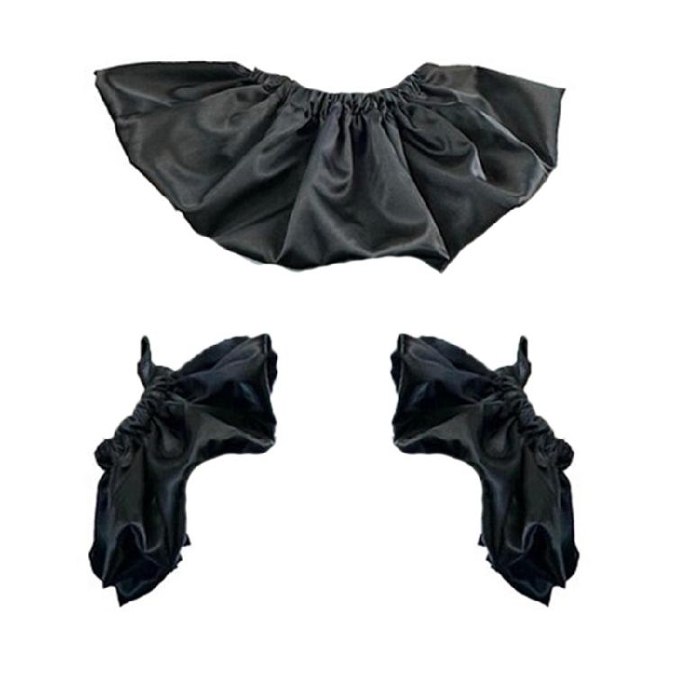

Gothic Collar With Layered Ruffle Comfortable Polyester For Women Masquerades Fashion Clown Lapel