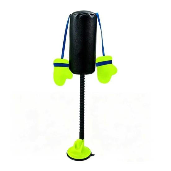 Indoor Cat Exercise Toy Punching Bag Toy, Interactive with Dangling Boxing Gloves, Toys Strong Suction Cup Base, Wobble for Kittens Cats Small Desktop