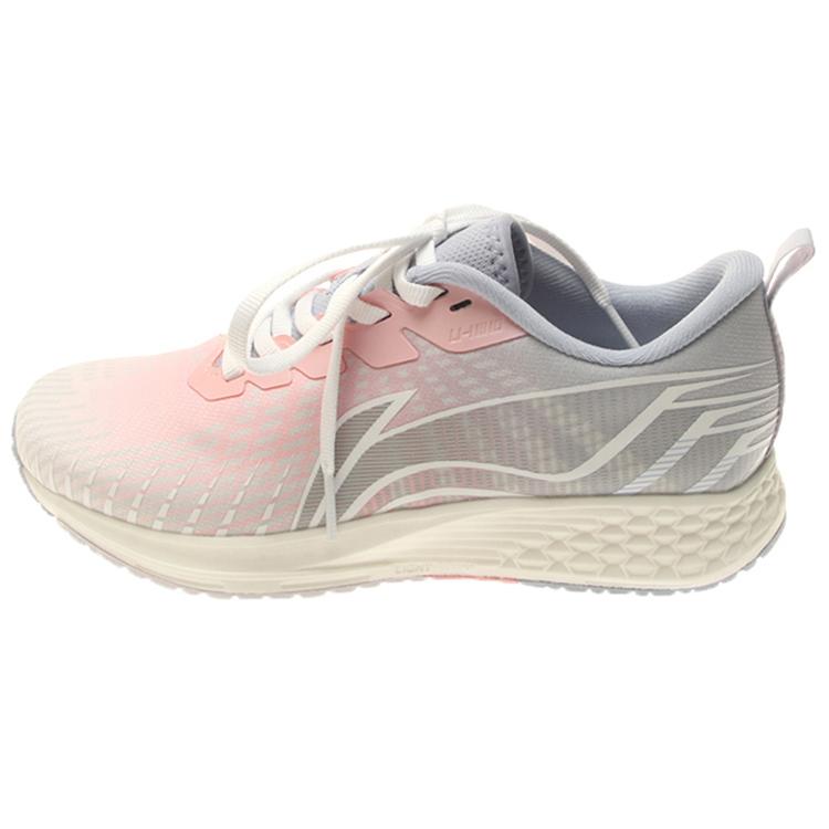 New LiNing Red Hare 4 Anti Slip Wear Resistant Low Top Running Shoes Women's Gray Pink ARMS022-2