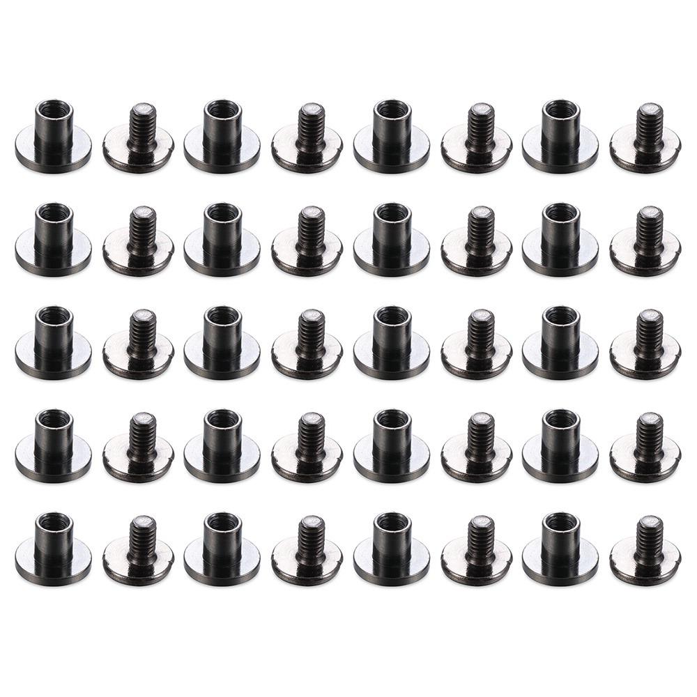 20pcs Heart Pattern Rivets Copper Leather Craft Belt Wallet Solid Brass Nail Rivets Screws Cloth Button Decoration Nail DIY Tool