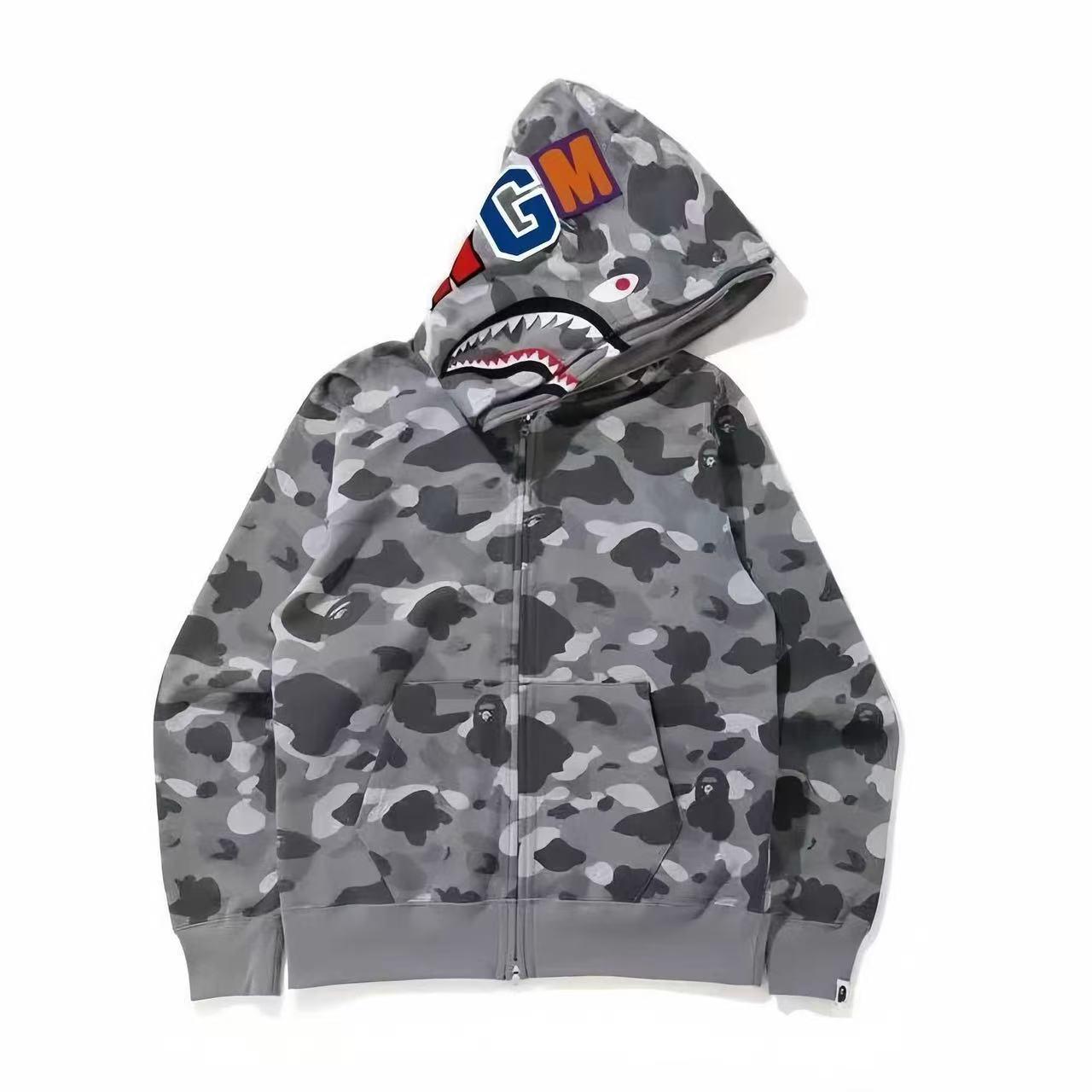 Discount Market Amerikaans Retro Camouflage Hooded Rits-Sweatshirt - Unisex Herfst Bovenkleding XL