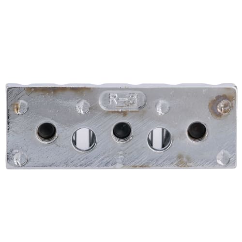 Musiclily Pro 43mm R3 Stahl Gitarren Locking Nut für Floyd Rose Tremolo Brücken, Chrom