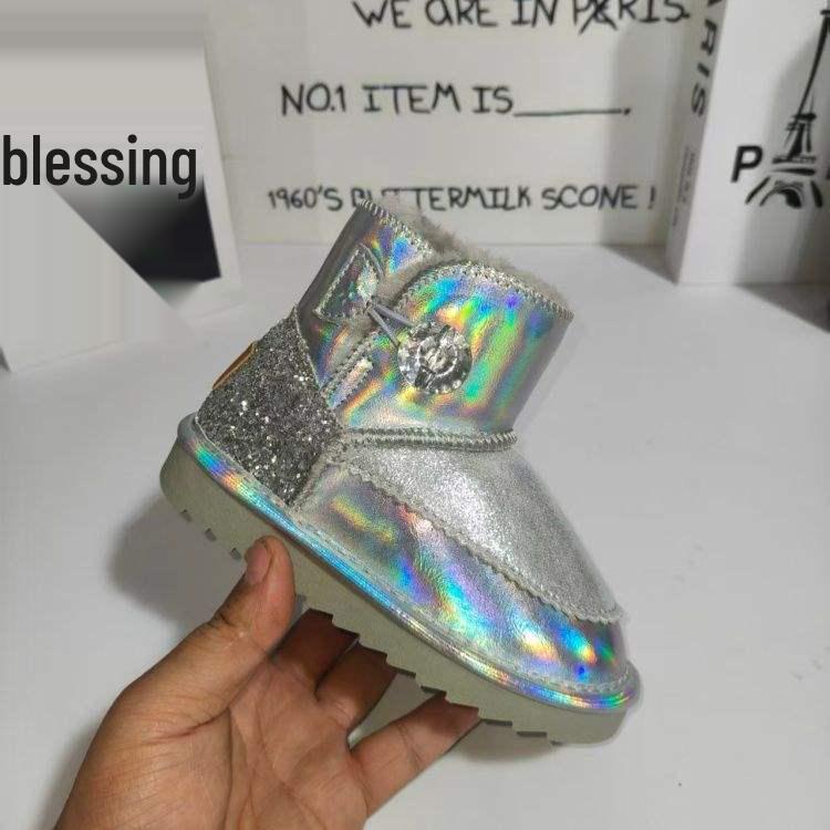 Clearance Children's Waterproof Snow Boots - New Winter Cotton Shoes for Girls and Babies