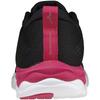 Mizuno Wave Revolt 2 Running Size for and Training Shoes, Lightweight, Women's, Black/Black/Pink, 23.0 Cm, 3E, Jogging, Marathons, Sports,