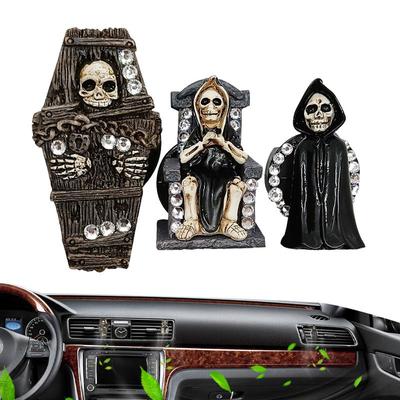 Difuzér do mřížky ventilace auta Lebka Difuzér do mřížky ventilace pro auto Přenosné osvěžovače vzduchu do auta Difuzér do auta Klip do mřížky ventilace pro auta Nákladní auta Obytné vozy