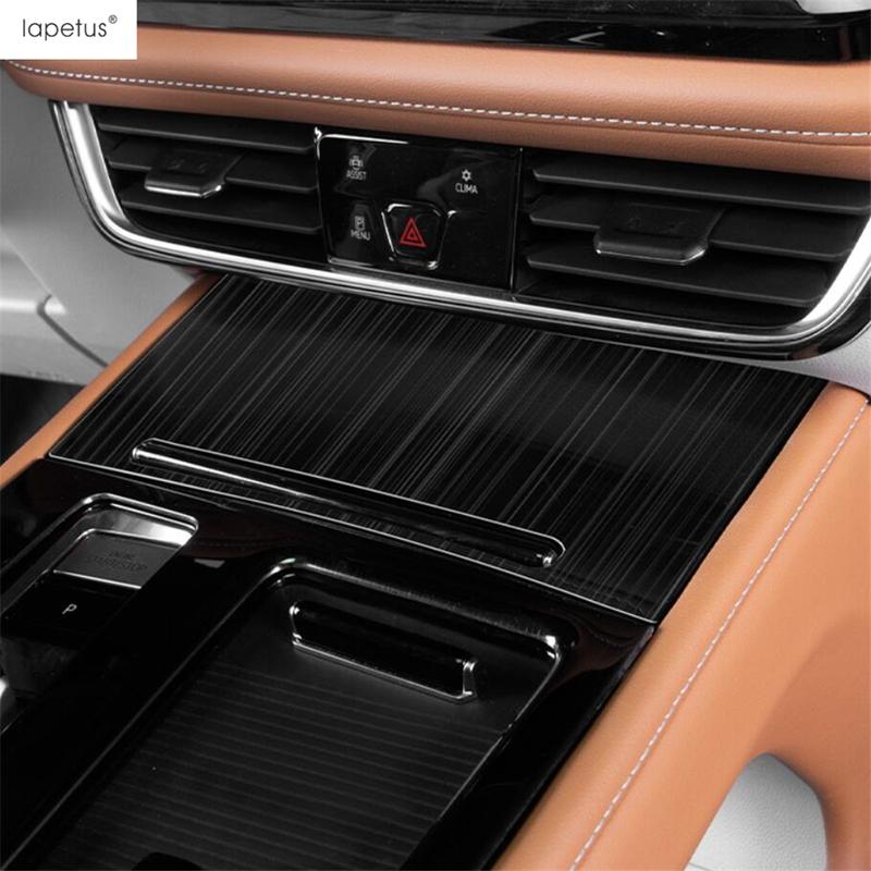 Window Lift AC Air Vent Head Lamp Gear Panel Cover Trim For VW Volkswagen Atlas / Teramont   Stainless Steel Accessories