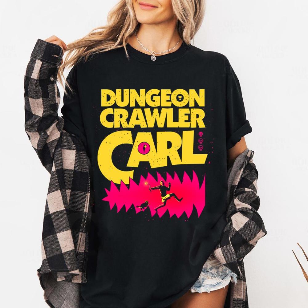 

Dungeon Crawler Carl Shirt SciFi Book Lover Tee Vintage Style Fashion Graphic Tee TShirt Gift for Women Unisex TShirt S