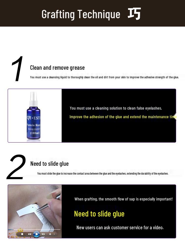 Navina Quick-Drying Eyelash Extension Glue for Beauty Salons