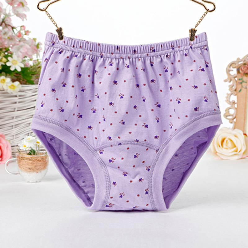 Women Underpants Cotton Panties Underwear Breathable High Waist Comfortable Soft Plus Size Briefs