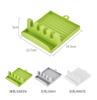 Nordic Style Spoon Holders Pot Holder Lid Fork Spatula Rack Shelf Organizer Plastic Chopsticks Holder Non-slip Kitchen Supplies