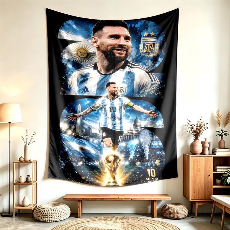 MESSI (1) Tapestry Suitable For Decorating Homes Dorms And Bedrooms Soft To The Touch And A Perfect Gift For Friends And Family