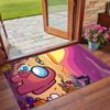 Anti‑Slip Crystal Velvet Floor Rug, Among Us Design Carpet for Indoor Living Bedroom Home Decoration