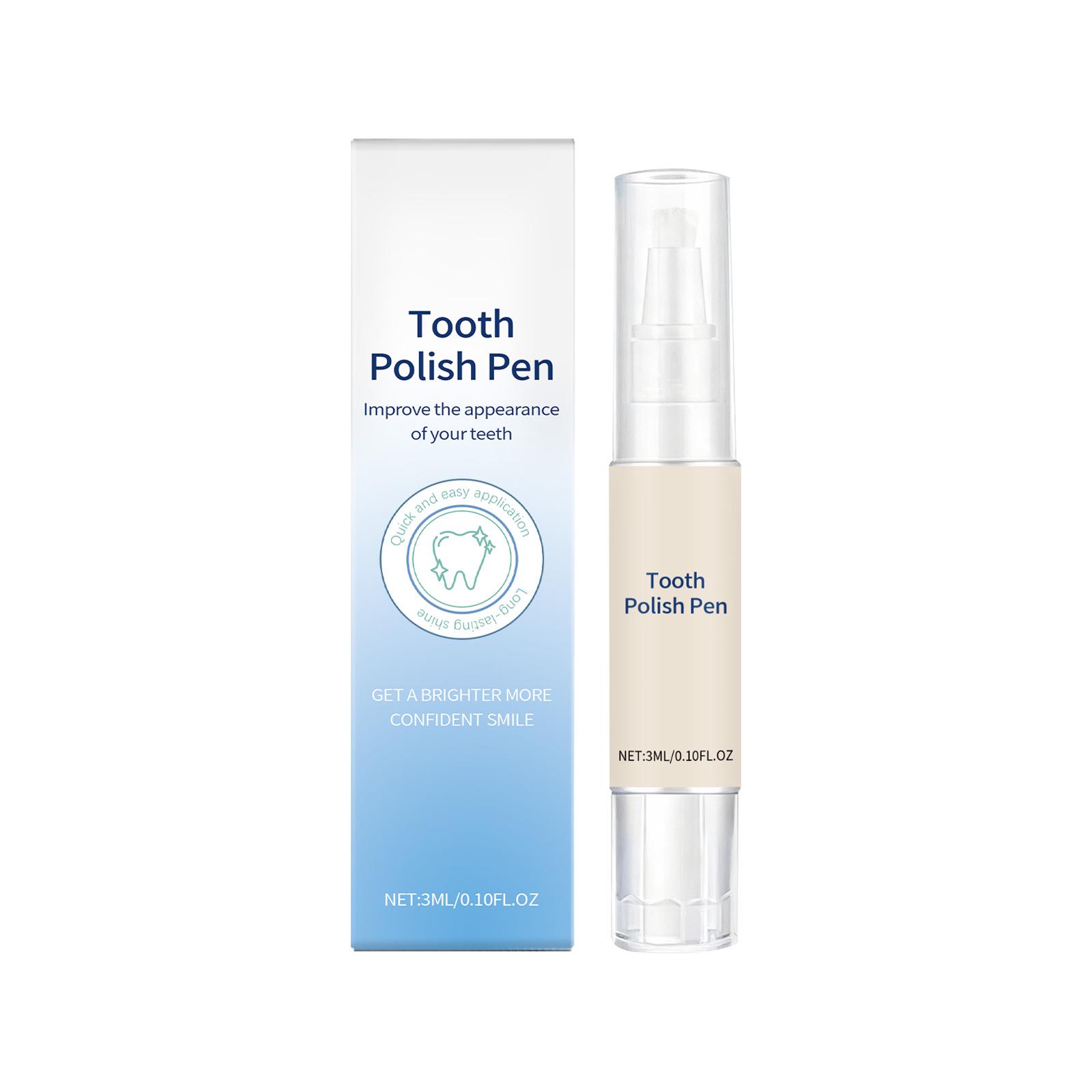 Tooth Polish Pen: Reduces Tartar, Freshens Breath & Enhances Shine