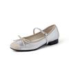 Kara Linshan 33-42 Large Size Shoes 2025 Ballet Flats Soft-soled Lambskin Dance Shoes Mary Jane Shoes