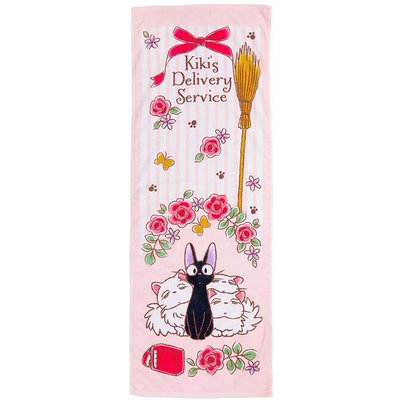 Marushin Bath Towel for Kids, Studio Ghibli  Kiki s Delivery Service  Jiji, Perfect for Beach, Ocean, Pool, Summer, Character Design, 1065003700