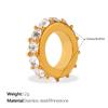 Exquisite Shining Diamond-Encrusted Gold Pendant, High-End Temperament, Light Luxury Earrings, Necklaces, Jewelry Accessories